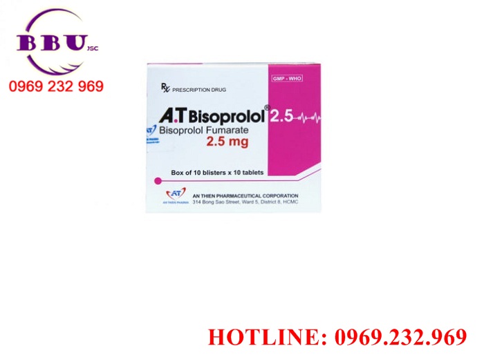 Tuyển nhà phân phối Thuốc Bisoprolol 2,5mg