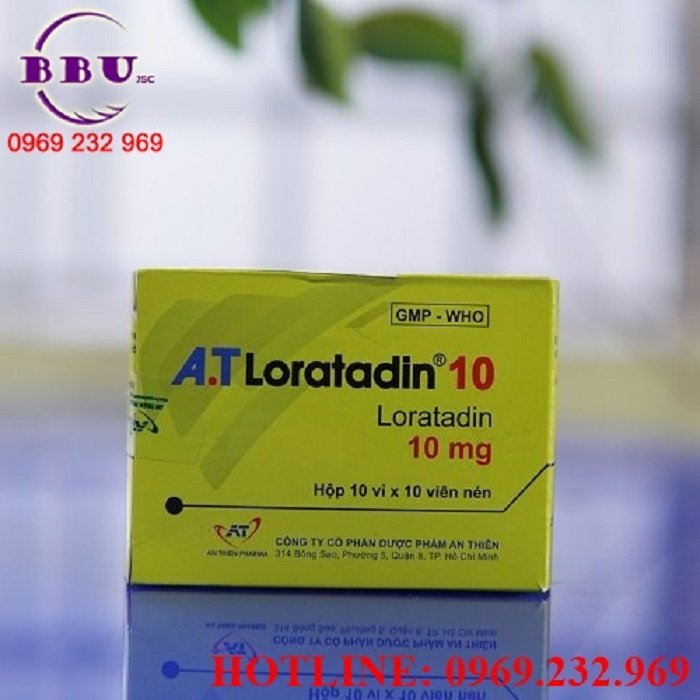 Tuyển nhà phân phối Thuốc A.T Loratadin 10