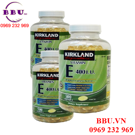Viên uống vitamin E của mỹ Kirkland Signature 400IU hiệu quả