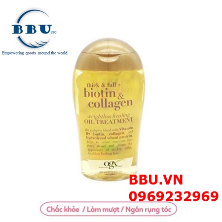 Dầu dưỡng tóc Organix Biotin & Collagen