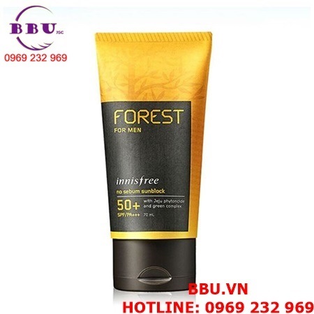 Kem chống nắng cho nam Innisfree Forest For Men No Sebum Sunblock SPF50+ PA+++