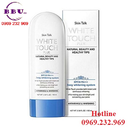 Kem dưỡng mặt Skin Talk White Touch Plus 3 Way Whitening System