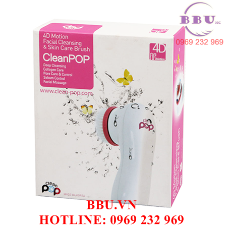 Máy rửa mặt CleanPop 4D Motion Facial Cleansing Skin Care Brush