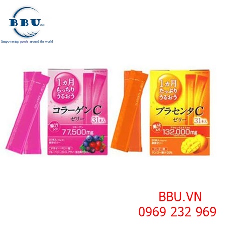 Thạch Collagen Otsuka Skin C Japan Placenta Jelly