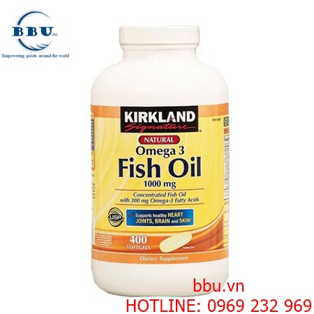 Viên uống Kirkland Omega 3 Fish Oil