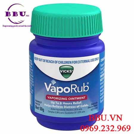 Thuốc mỡ Vick VapoRub Vaporizing Ointment