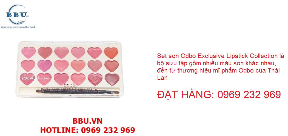 Set son Odbo Exclusive Lipstick Collection