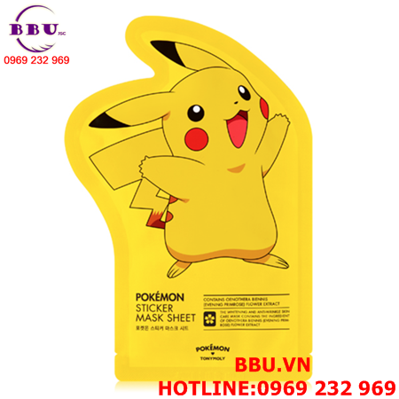 Mặt nạ sticker Tonymoly Pokemon Sticker Mask Sheet