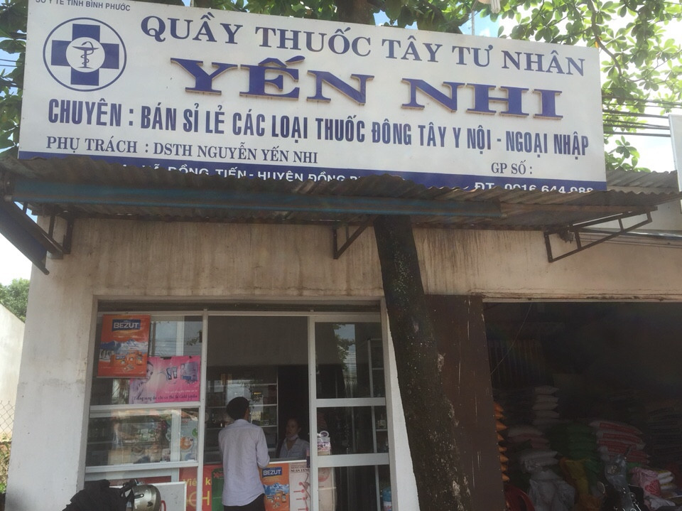 Nhà thuốc Yến Nhi Bình Phước