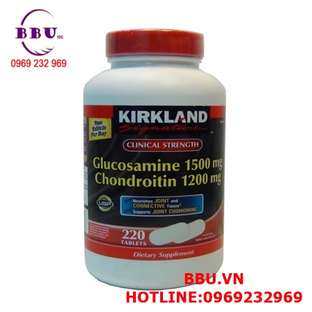 Thuốc bổ khớp Glucosamine Kirkland 220 viên của Mỹ 