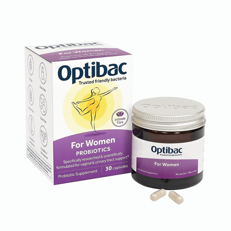 Không cần ngại khó chịu với men vi sinh OptiBac Probiotics cho phụ nữ  