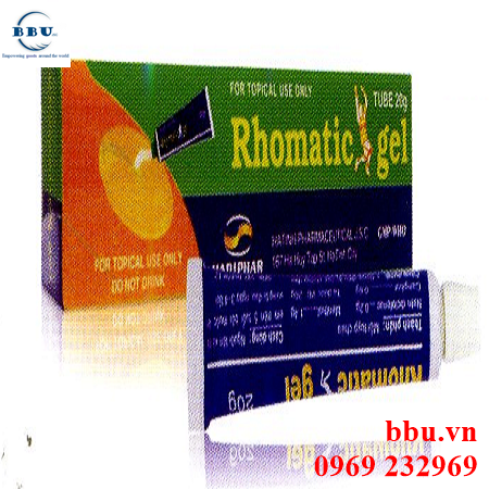 Thuốc xoa bóp giảm đau Rhomatic gel