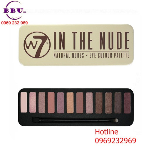 Bảng phấn mắt W7 in the nude Lightly Toasted của Anh