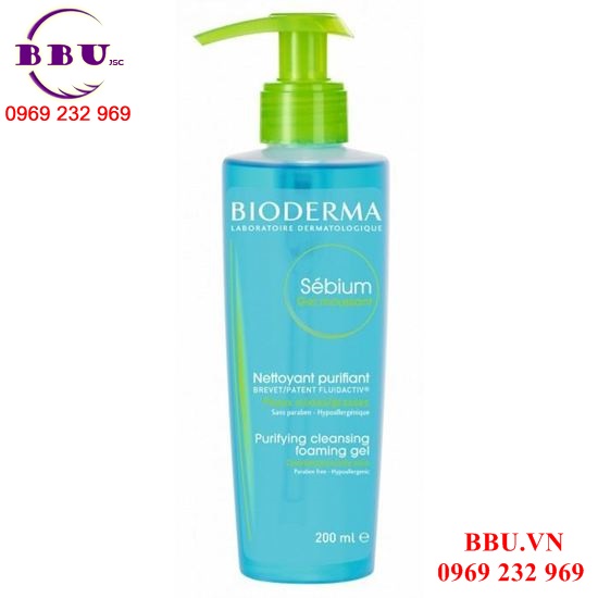 Gel rửa mặt Bioderma Sébium dành cho da hỗn hợp và nhờn 200ml