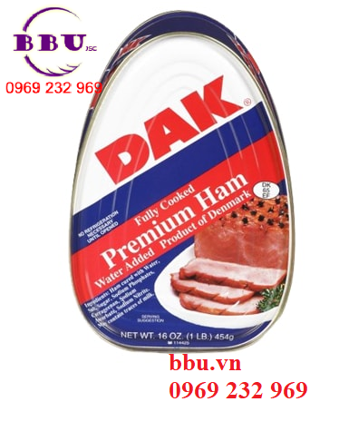 Thịt hộp Dak Premium Ham của Mỹ  