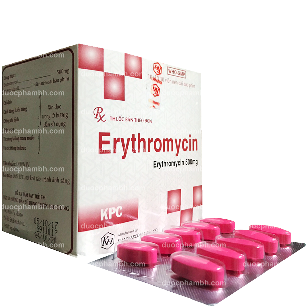ERYTHROMYCIN 500