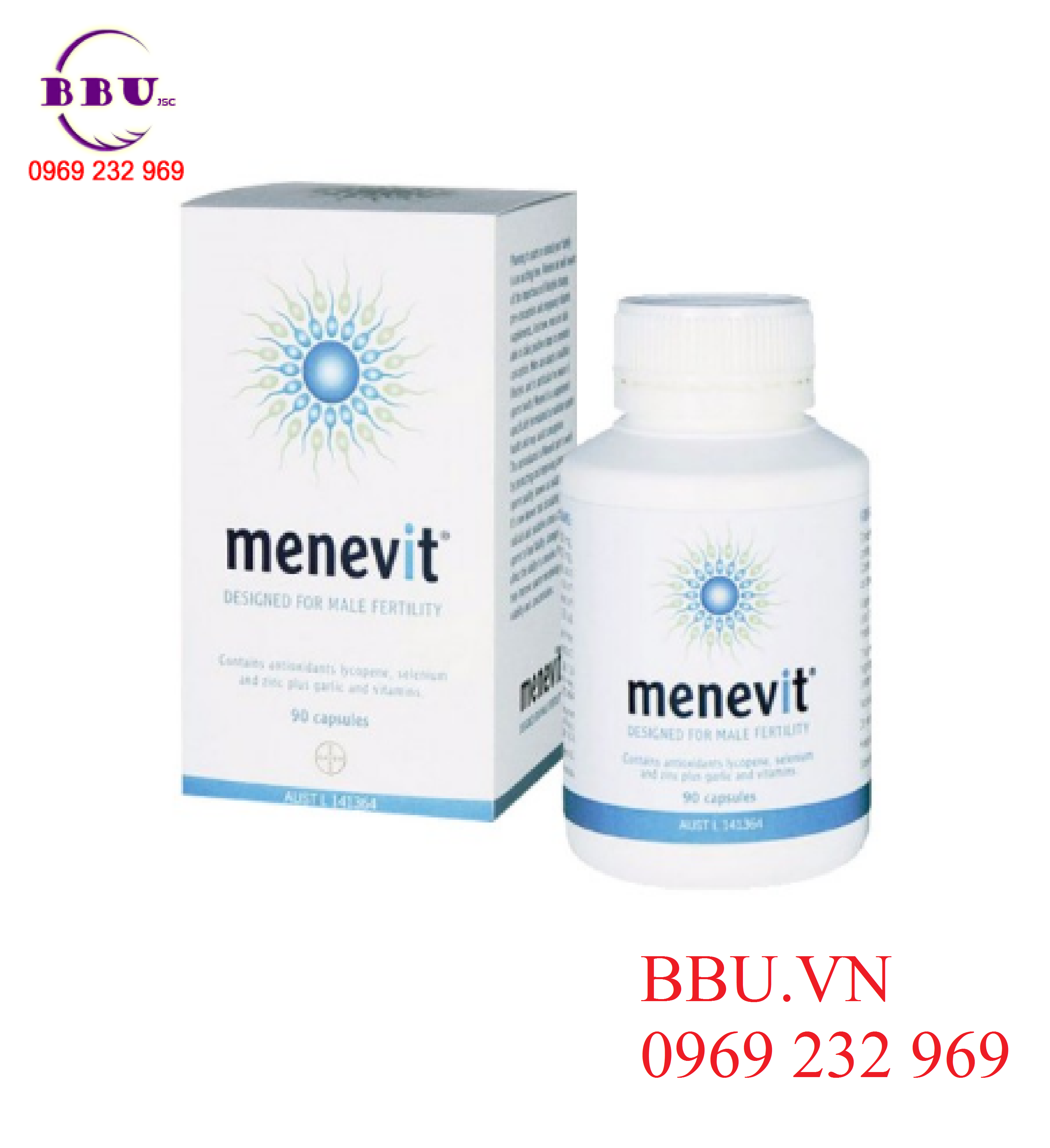 Thuốc Menevit giúp tăng khả năng thụ thai