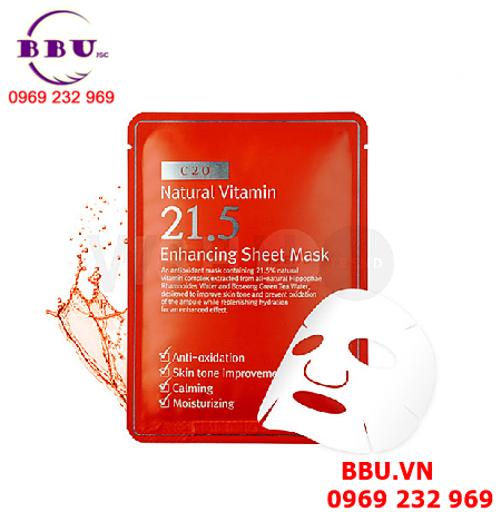 Mặt nạ giấy Natural Vitamin 21.5 Enhancing Sheet Mask