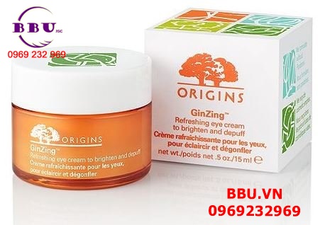 Origins ginzing refreshing eye cream to brighten and depuff - 15ml