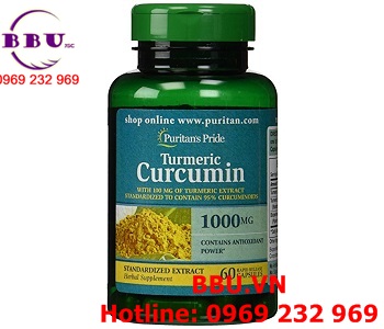 Tinh dầu nghệ Turmeric Curcumin 500 mg Puritan’s Pride của Mỹ