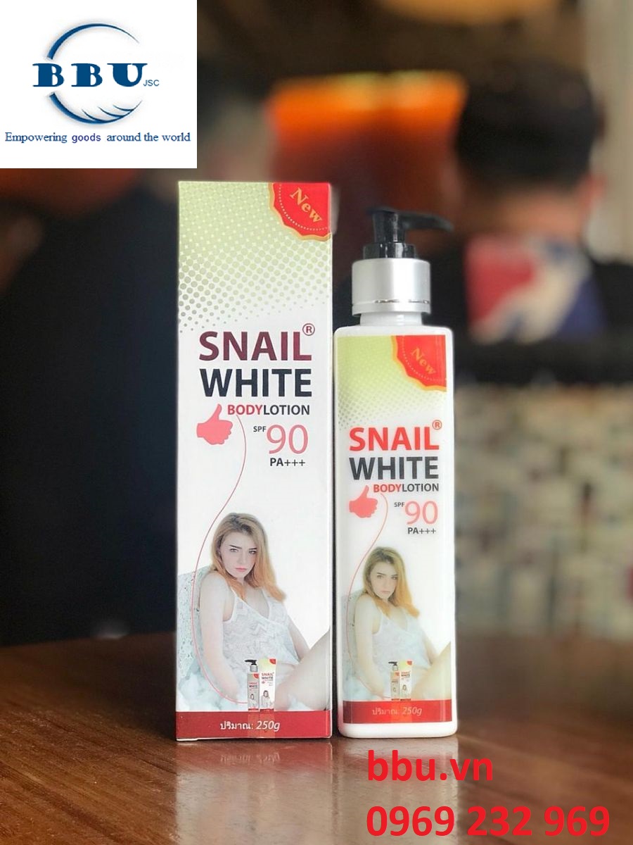 Sữa dưỡng thể Snail White Body Lotion SPF90 PA +++