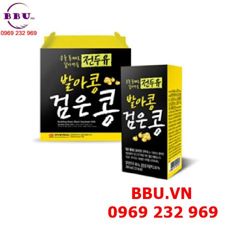 Sữa đậu mè đen Hanmi Hàn Quốc thùng 16 hộp