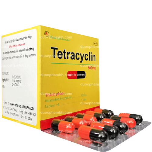 Tetracyclin HCl 500mg