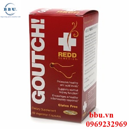 Thuốc điều trị bệnh gout Redd Remedies Goutch 60 viên