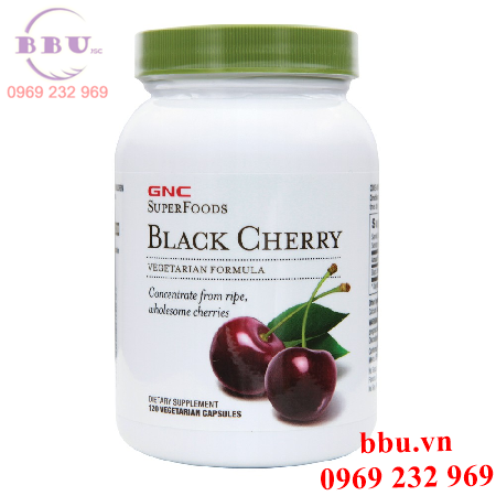 Thuốc điều trị bệnh gout gnc super foods black cherry