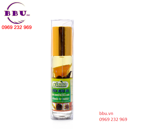 Dầu lăn thảo dược Green Herb oil Thailand 8ml