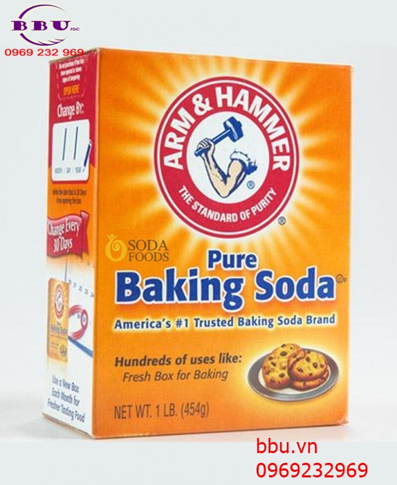 Review bột nổi pure baking soda arm & hammer