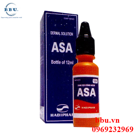 DD ASA/BSI 12ml điều trị các bệnh nhiễm ngoài da