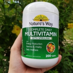 Vitamin Tổng Hợp Nature’s Way Complete Daily Multivitamin bổ sung dinh dưỡng thiếu hụt