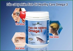 Dầu cá Fish Oil Healthy Care Omega 3 của Úc 1000mg 400 viên
