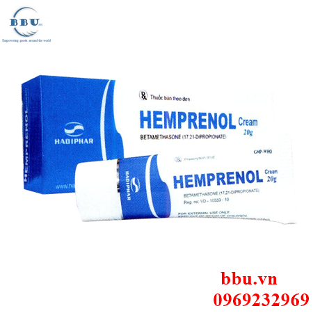 Điều trị viêm da, dị ứng ngoài da Hemprenol