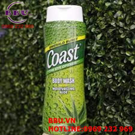 Sữa tắm Coast Body Wash with Moisturizing Aloe của Mỹ loại 532mL