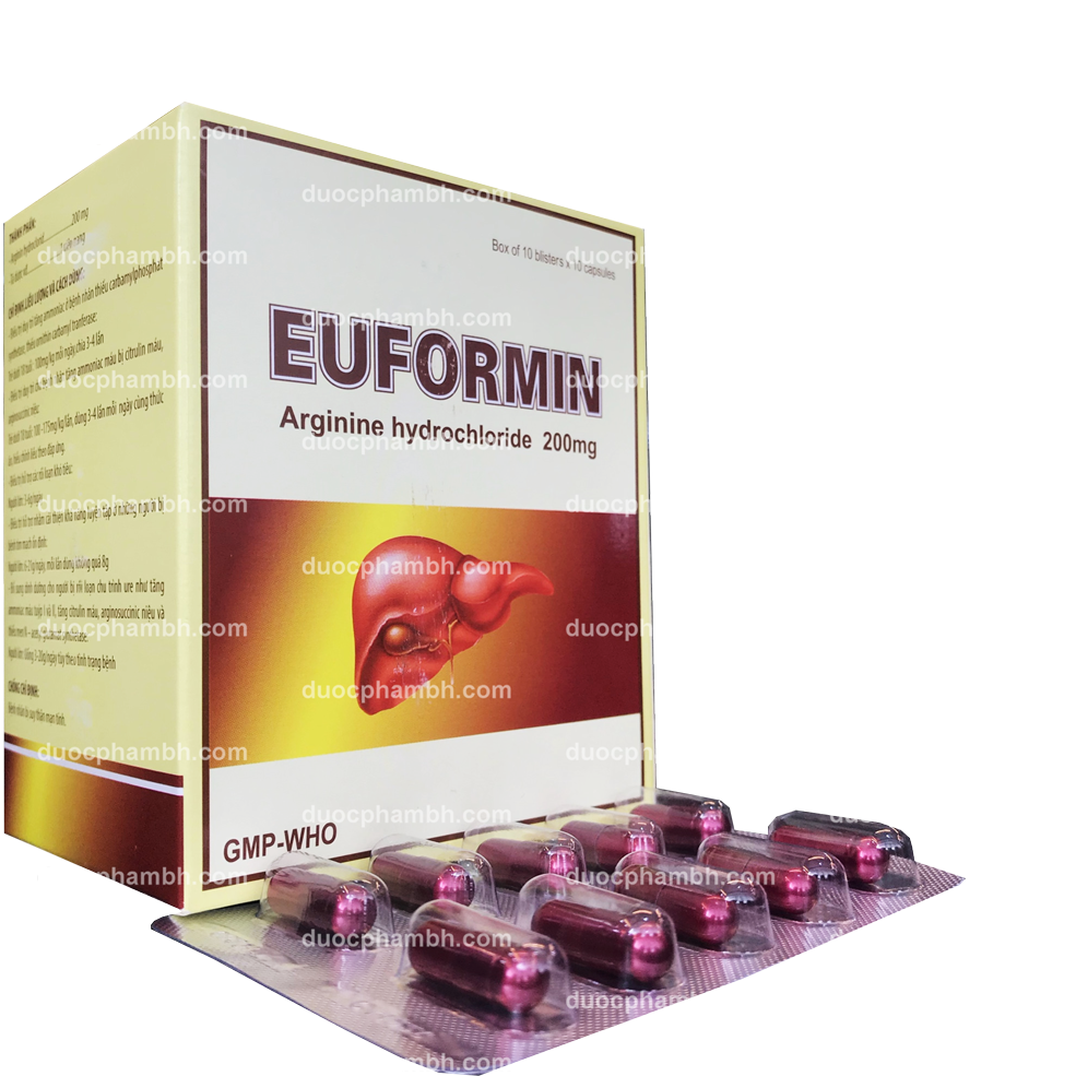 Euformin hộp 100 viên
