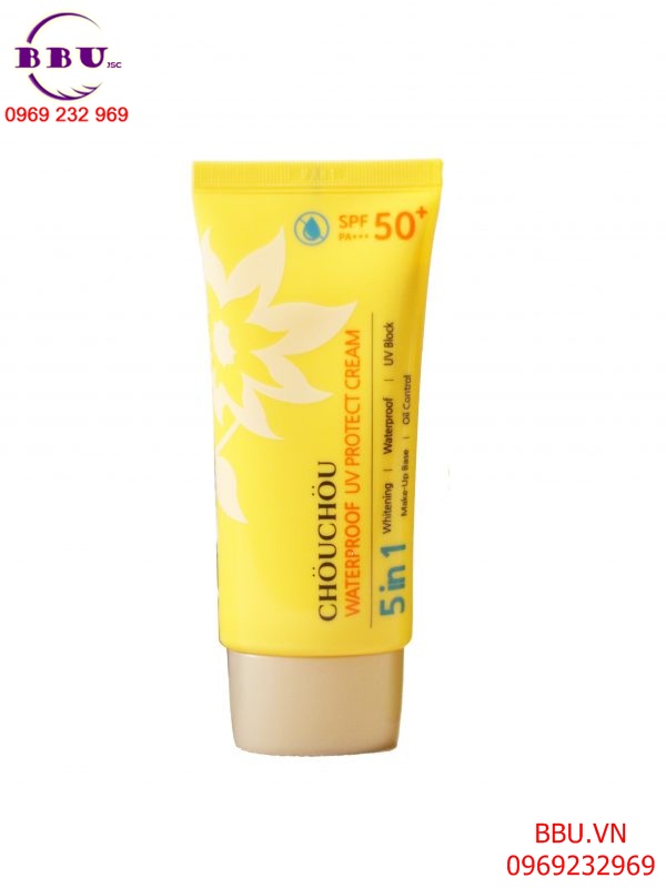 Kem chống nắng CHOU CHOU WATERPROOF UV PROTECT CREAM SPF50+ PA+++ của Hàn Quốc