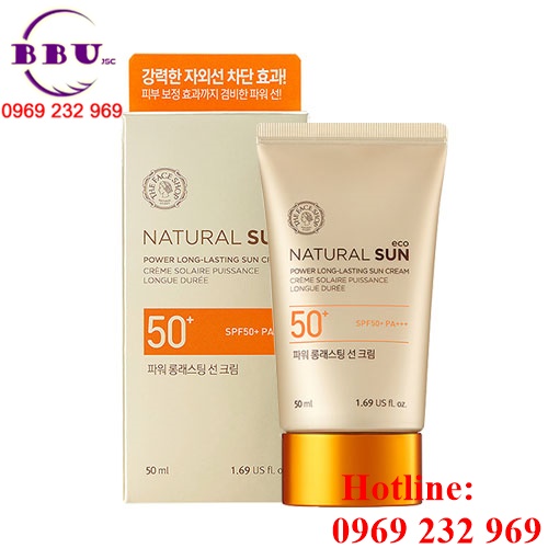Kem chống nắng Natural Sun Eco Power Long-Lasting Sun Cream SPF50/PA