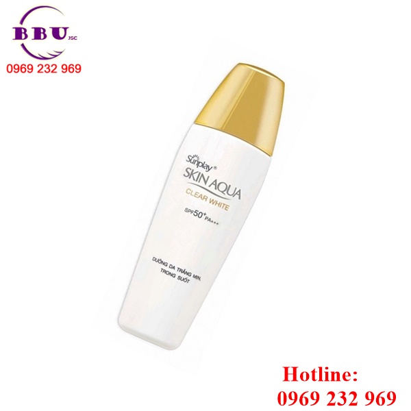 Sữa Chống Nắng Rohto Sunplay Skin Aqua Clear White SPF50 – 25g