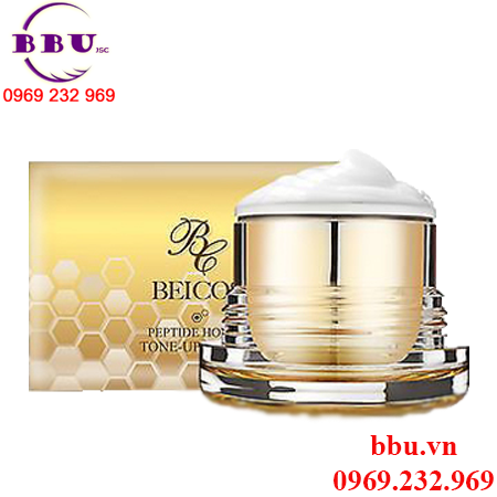 Kem Dưỡng Kích trắng Beicos Peptide Honey Tone Up Cream Của Hàn Quốc