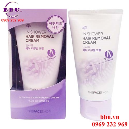 Kem tẩy lông The Face Shop In Shower Hair Removal Cream