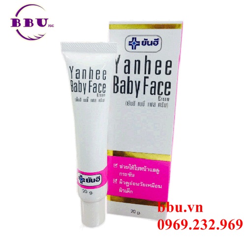 Kem trắng da mặt Yanhee Baby Face Cream cho làn da giống da em bé