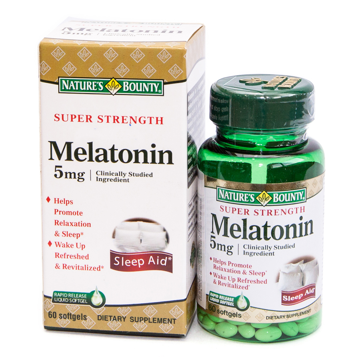 Thuốc Điều Hòa Giấc Ngủ - Super Strength Melatonin 5 mg 