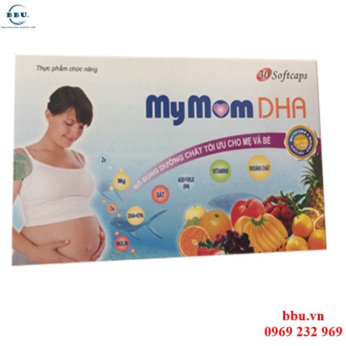 My mom DHA - 30 viên bổ sung dưỡng chất tối ưu cho mẹ và bé