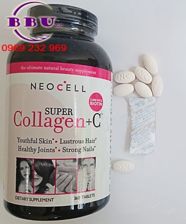 Neocell Super Collagen +C Type 1&3 360 Viên (Hàng Mỹ)