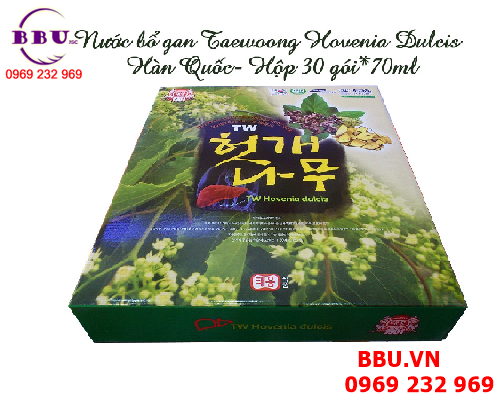 Nước thuốc bổ gan giải rượu Hàn Quốc Hovenia Dulcis Taewoong Food