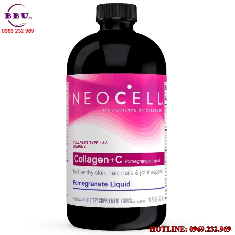 Nước Collagen Lựu Neocell Collagen + C Pomegranate Liquid