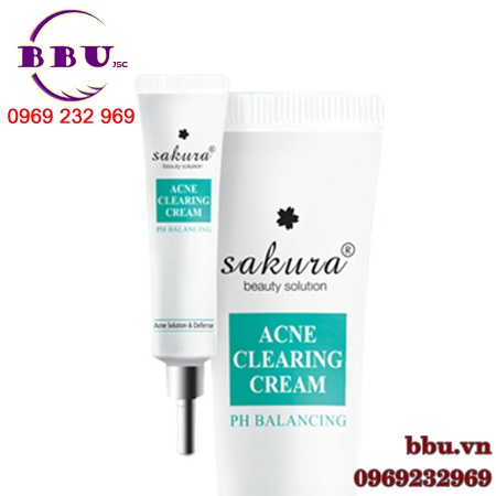 Kem Đặc Trị Mụn Sakura Acne Clearing Cream