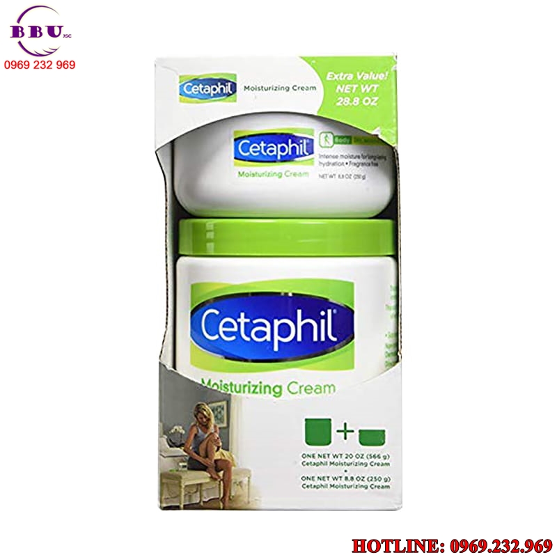 Set 2 kem dưỡng ẩm Cetaphil Moisturizing Cream